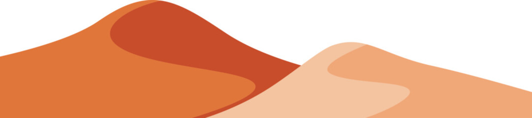 Desert landscape illustration