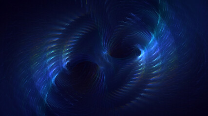 3D rendering abstract multicolor fractal light background
