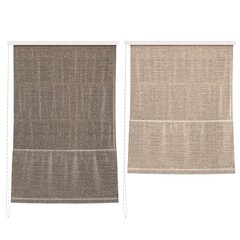 Fototapeta premium curtain isolated on white background, 3D illustration, cg render 