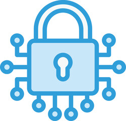 Lock Vector Icon Design Illustration