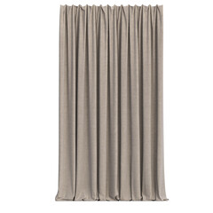 curtain isolated on a transparent background, 3D illustration, cg render