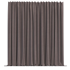 curtain isolated on a transparent background, 3D illustration, cg render