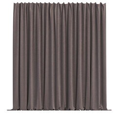 curtain isolated on a transparent background, 3D illustration, cg render