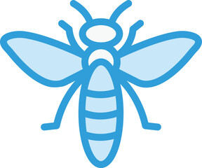 Bee Vector Icon Design Illustration