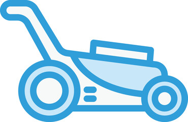 Lawn mower Vector Icon Design Illustration