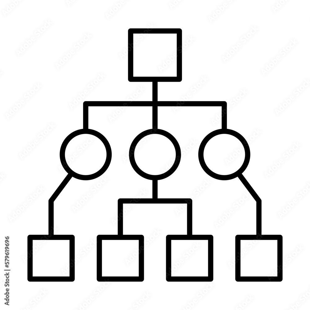 Fototapete business icon logo with uml icon. uml (unified modeling language) is implemented in an image (visual