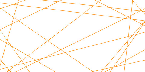 Obraz premium Abstract luxury golden geometric random chaotic lines with many squares and triangles shape on white background. 