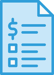 Fototapeta premium Invoice Vector Icon Design Illustration