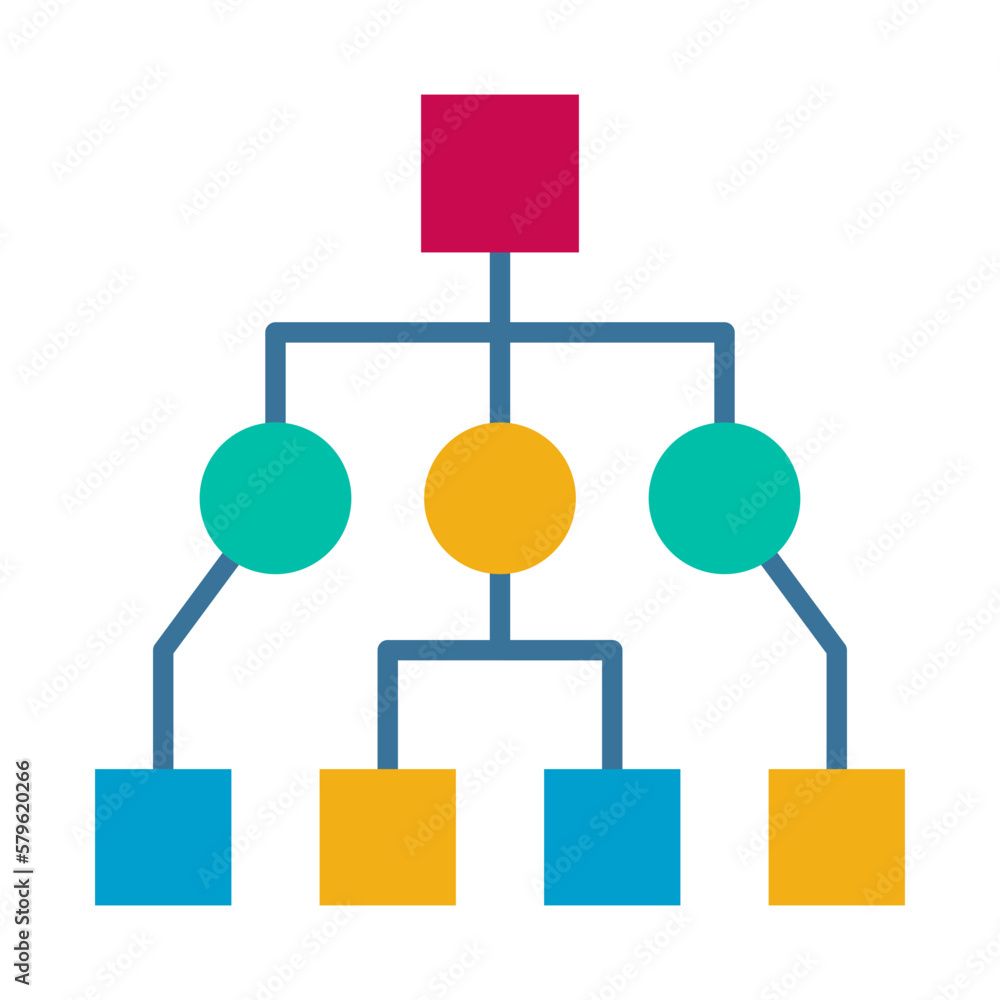 Fototapete business icon logo with uml icon. uml (unified modeling language) is implemented in an image (visual