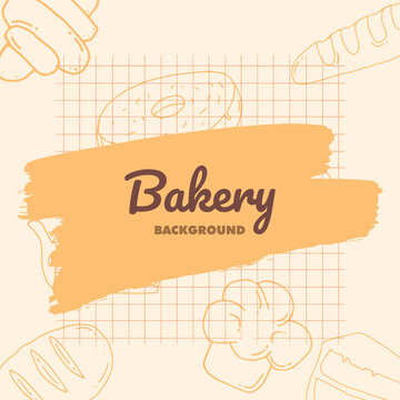 backery background design vector element