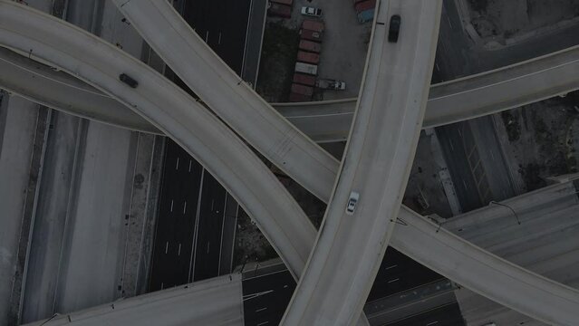 Aerial view of Interstate 4 in Orlando.
