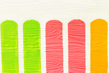 White wooden table surface and abstract fence pattern for background