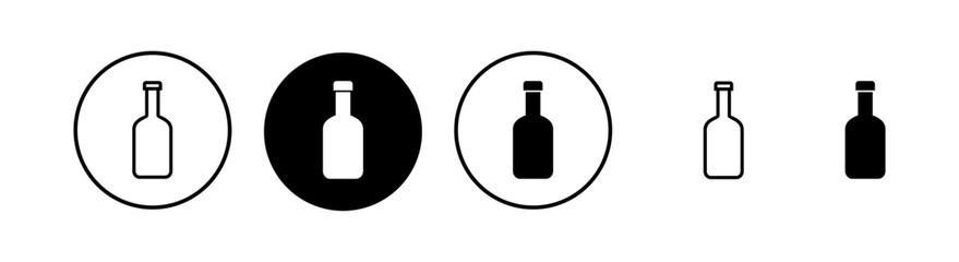 Bottle icon vector illustration. bottle sign and symbol