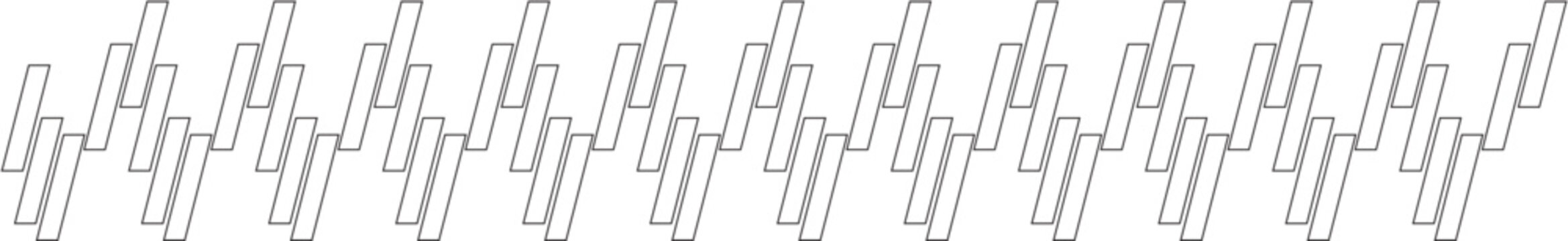 Slanted Line Design Border Design Element