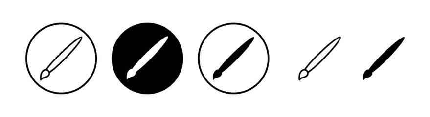 Paint icon vector illustration. paint brush sign and symbol. paint roller icon vector