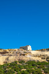 castle in the mountains