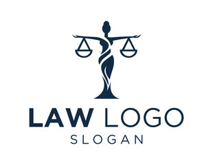 Logo about Law on a white background. created using the CorelDraw application.