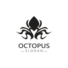 Octopus logo image design icon illustration animal vector