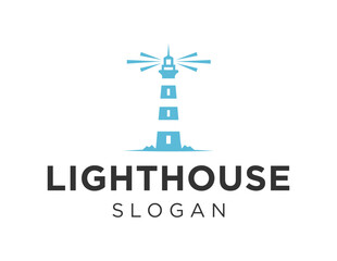 Logo about Lighthouse on a white background. created using the CorelDraw application.