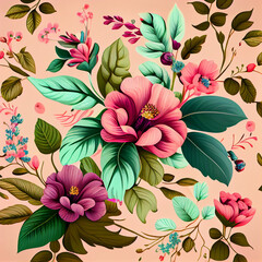 Floral Seamless Pattern