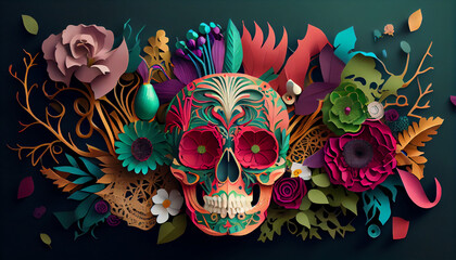  Day of the dead. Generative AI