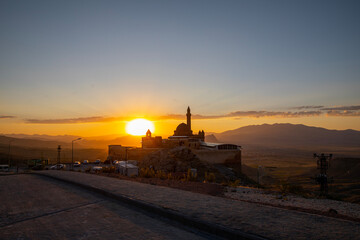 Fototapeta premium magnificent building in the district of Ishak Pasha Palace in Dogubeyazit, İshakpasa Sarayi