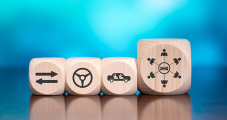 Concept of car sharing