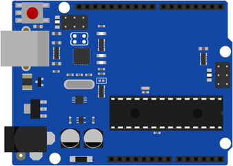Arduino Board Illustration Without Text