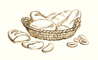 Tasty fresh cooked soft french bread