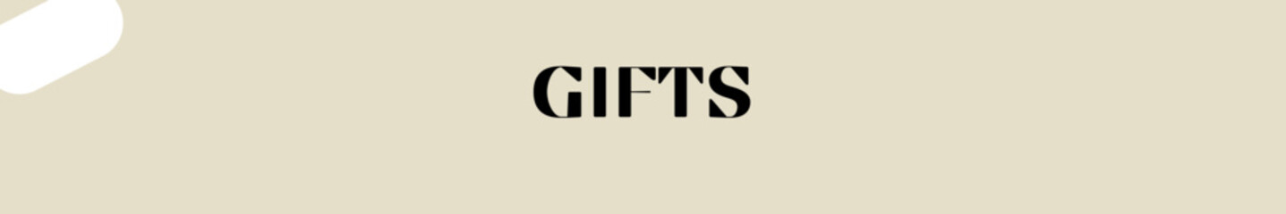 gifts typography with premium background