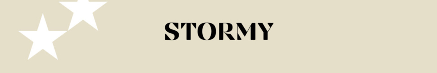 stormy typography with premium background