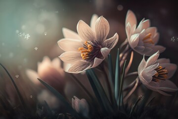 Springtime Blossoms: Close-Up Flower Detail