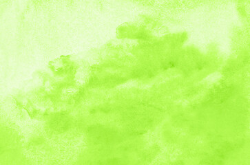 Fototapeta na wymiar Abstract green watercolor background texture