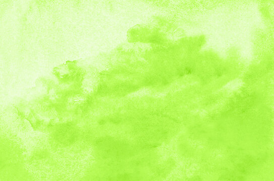 Abstract green watercolor background texture