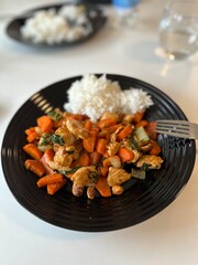 rice with chicken