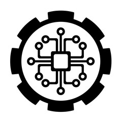 Vector illustration, logo, icon from the field of construction, industry and mechanical engineering. Engineer. Contractor. Isolated on a white background.