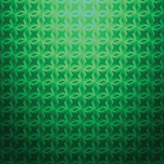 Fototapeta premium Spring green geometric seamless pattern