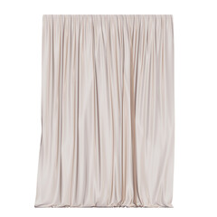 curtain isolated on a transparent background, 3D illustration, cg render