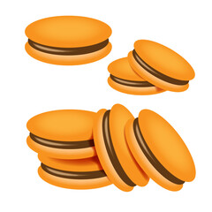 Delicious Biscuit with Chocolate Center