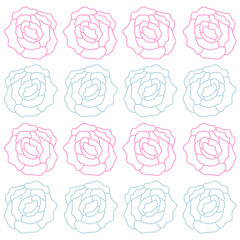 Floral Spring Vector Pattern, Texture, Background