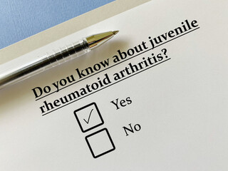 Question about orthopedic disease