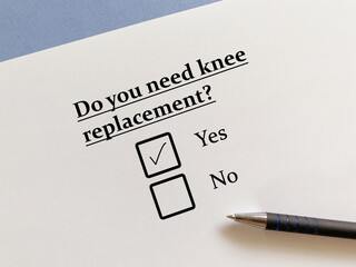 Question about orthopedic disease