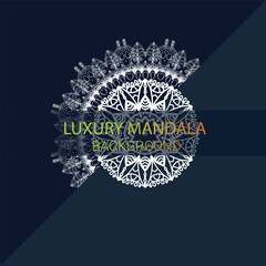 luxury mandala background design template