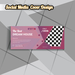 social media cover home for sale design