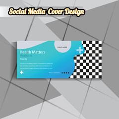 health social media cover design