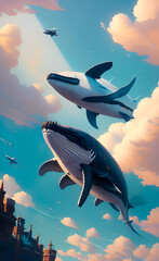 Discover the Enchanting World of Flying Whales