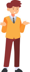 Businessman character illustration