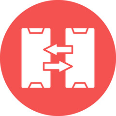 Obraz premium Vector Design Comparison Icon Style