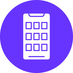 Vector Design Smartphone Icon Style