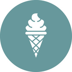 Vector Design Ice Cream Icon Style